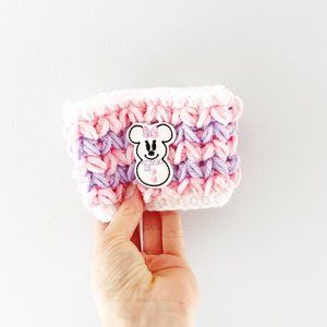 ✨ NWT Disney Minnie Mouse Snowman Inspired Cup Cozy | Handmade